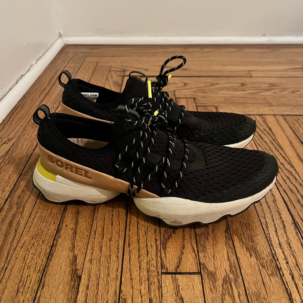 Sorel Black and Brown Athletic Shoes